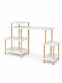 Birou, Hanah Home, Peka-0013, 140x76x45 cm, PAL, Alb