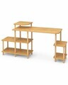 Birou, Hanah Home, Peka-0013, 140x76x45 cm, PAL, Maro