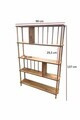 Corp biblioteca, Hanah Home, Peka145, 90x137x20 cm, PAL, Pin