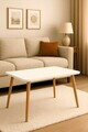 Masuta de cafea, Hanah Home, Peka147P, 90x55x50 cm, PAL, Alb
