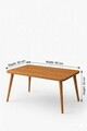 Masuta de cafea, Hanah Home, Peka147P, 90x55x50 cm, PAL, Pin