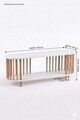 Comoda TV, Hanah Home, Peka-0112, 120x43x30 cm, PAL, Maro