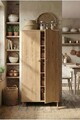 Dulap multifunctional, Hanah Home, Pk14Pkk, 60x130x30 cm, PAL, Maro