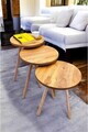 Set masute 3 piese, Hanah Home, Peka-152, PAL, Pin