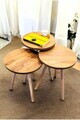 Set masute 3 piese, Hanah Home, Peka-152, PAL, Pin