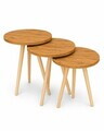 Set masute 3 piese, Hanah Home, Peka-152, PAL, Pin