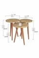 Set masute 3 piese, Hanah Home, Ck152Ck, PAL, Pin
