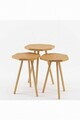 Set masute 3 piese, Hanah Home, Peka-155, PAL, Pin