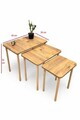 Set masute 3 piese, Hanah Home, Peka0015-S, PAL, Pin