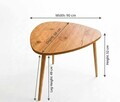 Masuta de cafea, Hanah Home, Peka-165, 90x52x50 cm, PAL, Pin