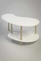 Masuta de cafea, Hanah Home, Peka-0021, 100x43x48 cm, PAL, Alb / Stejar