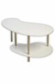 Masuta de cafea, Hanah Home, Peka-0021, 100x43x48 cm, PAL, Alb / Stejar