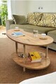 Masuta de cafea, Hanah Home, Peka-0021, 100x43x48 cm, PAL, Pin