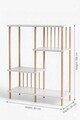 Corp biblioteca, Hanah Home, Peka220, 85x106x30 cm, PAL, Alb