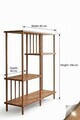 Corp biblioteca, Hanah Home, Peka220, 85x106x30 cm, PAL, Pin