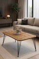 Masuta de cafea, Hanah Home, Peka247P, 90x55x50 cm, PAL, Pin / Negru