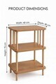 Masuta, Hanah Home, Pk257, 40x75x30 cm, PAL, Maro