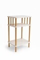 Noptiera, Hanah Home, Peka258, 40x75x30 cm, PAL, Alb