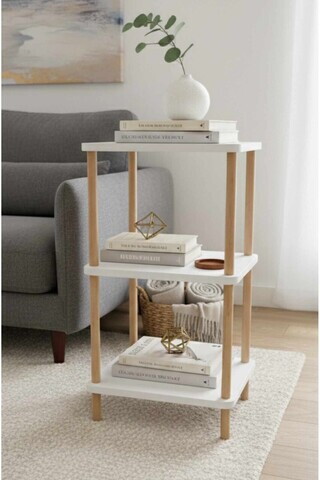 Masuta, Hanah Home, Pk259, 40x75x30 cm, PAL, Alb
