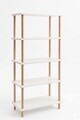 Corp biblioteca, Hanah Home, Pk261, 60x136x25 cm, PAL, Alb