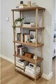 Corp biblioteca, Hanah Home, Pk261, 60x136x25 cm, PAL, Pin