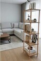 Corp biblioteca, Hanah Home, Pk261, 60x136x25 cm, PAL, Pin