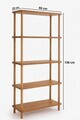 Corp biblioteca, Hanah Home, Pk261, 60x136x25 cm, PAL, Pin