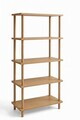 Corp biblioteca, Hanah Home, Pk261, 60x136x25 cm, PAL, Maro