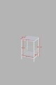 Masuta, Hanah Home, Hsck-02, 45x58x38 cm, PAL, Maro