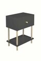 Noptiera, Hanah Home, Peka-0002, 50x64.4x32 cm, PAL, Antracit