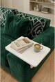 Masuta pentru cotiera canapea, Hanah Home, Ck33C, 40x10x30 cm, PAL, Alb