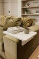 Masuta pentru cotiera canapea, Hanah Home, Ck33C, 40x10x30 cm, PAL, Alb