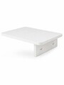 Masuta pentru cotiera canapea, Hanah Home, Ck33C, 40x10x30 cm, PAL, Alb