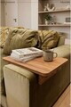 Masuta pentru cotiera canapea, Hanah Home, Ck33C, 40x10x30 cm, PAL, Pin