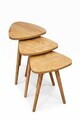Set masute 3 piese, Hanah Home, Peka452, PAL, Maro