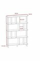 Corp biblioteca, Hanah Home, Peka-0045, 90x137x20 cm, PAL, Alb