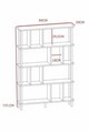 Corp biblioteca, Hanah Home, Peka-0045, 90x137x20 cm, PAL, Pin