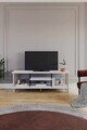 Comoda TV, Hanah Home, Peka-0048, 120x42.6x30 cm, PAL, Alb
