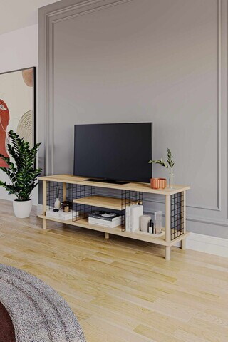 Comoda TV, Hanah Home, Peka-0048, 120x42.6x30 cm, PAL, Maro