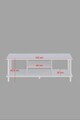 Comoda TV, Hanah Home, Peka-0048, 120x42.6x30 cm, PAL, Maro