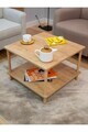 Masuta de cafea, Hanah Home, Peka-0049, 60x42.5x60 cm, PAL, Maro