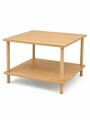 Masuta de cafea, Hanah Home, Peka-0049, 60x42.5x60 cm, PAL, Maro