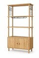 Dulap pentru bucatarie, Hanah Home, Pk09Pk, 60x140x30 cm, PAL, Maro