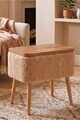 Noptiera, Hanah Home, Puf02Peka02, 60x55x30 cm, PAL, Bej / Natural