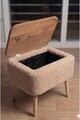 Masuta, Hanah Home, Pkpuf02S, 60x65x30 cm, PAL, Bej