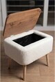 Masuta, Hanah Home, Pkpuf02S, 60x65x30 cm, PAL, Alb