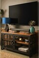 Comoda TV, Hanah Home, Peka9110, 90x54x36 cm, PAL, Nuc / Negru