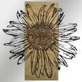 Decoratiune de perete, Rama de Oro -2, Metal, Rama din lemn (grosime 3 cm), Verde/Negru