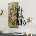 Decoratiune de perete, Ebedi Nakıs -2, Metal, Rama din lemn (grosime 3 cm), Verde/Negru