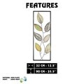 Decoratiune de perete, Lindo-5, Metal, Grosime: 0,6 mm, Multicolor